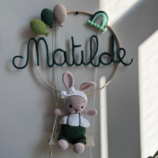 Fiocco nascita altalena